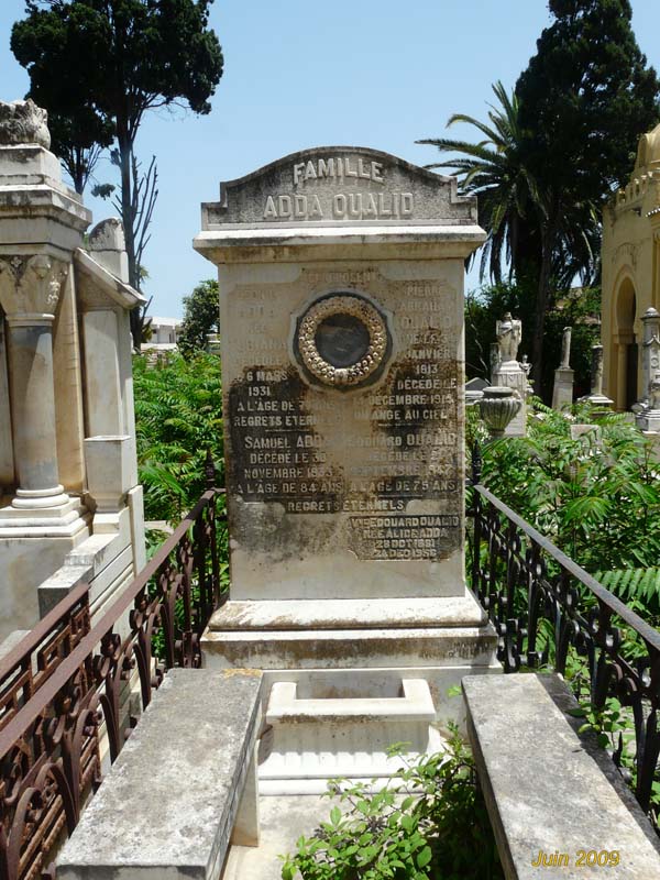 Stèle de OUALID Pierre Abraham